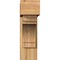 Ekena Millwork Merced Block Rough Sawn Bracket w/ Offset Brace, Western Red Cedar, 8"W x 26"D x 26"H BKT0806X26X26MRC05RWR - alternate 3